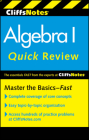 CliffsNotes Algebra I Quick Review, 2nd Edition Cover Image