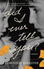 Did I Ever Tell You?: A Memoir By Genevieve Kingston Cover Image