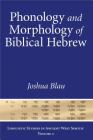 Phonology and Morphology of Biblical Hebrew: An Introduction (Linguistic Studies in Ancient West Semitic #2) By Joshua Blau Cover Image
