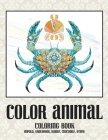 Color Animal - Coloring Book - Impala, Groundhog, Rabbit, Crocodile, other Cover Image