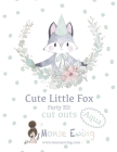 Cute Little Fox Aqua: Party Kit cut outs Cover Image