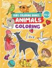 Kids coloring books Animals coloring: Kids coloring books Animals coloring: toddler coloring books Activity Books for Kids Ages 2-4, 4-8, Fun Early Le By J. D. Coloring Cover Image