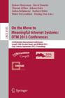 On the Move to Meaningful Internet Systems: Otm 2013 Conferences: Confederated International Conferences: Coopis, Doa-Trusted Cloud and Odbase 2013, G (Lecture Notes in Computer Science #8185) Cover Image