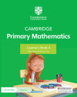 Cambridge Primary Mathematics Learner's Book 4 with Digital Access (1 Year) (Cambridge Primary Maths) Cover Image