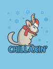 Chillaxin': Notebook Featuring an Adorable Chillin' Chinchilla Wearing a Santa Hat By Jackrabbit Rituals Cover Image