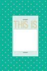 This is: 12-Month Calendar weeks note and note By Maryjane a. McCroskey Cover Image