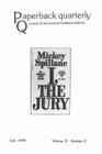 Paperback Quarterly (Vol. 2 No. 3) Fall 1979 By Billy C. Lee (Editor), Charlotte Laughlin (Editor), Mickey Spillane (Other) Cover Image