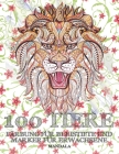 Färbung für Bleistifte und Marker für Erwachsene - Mandala - 100 Tiere By Evelyn Günther Cover Image