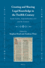 Creating and Sharing Legal Knowledge in the Twelfth Century: Sankt Gallen, Stiftsbibliothek, 673 and Its Context (Medieval Law and Its Practice) By Stephan Dusil (Volume Editor), Andreas Thier (Volume Editor) Cover Image