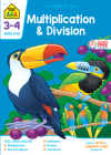 School Zone Multiplication & Division Grades 3-4 Workbook Cover Image