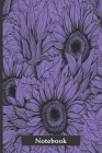 Notebook: Purple sunflower notebook to write in. Pretty gift for women and girls. By Jh Notebooks Cover Image