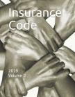 Insurance Code: 2019 Volume 2 Cover Image