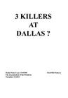 3 Killers at Dallas By Chief Phil Doherty Cover Image