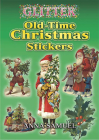 Glitter Old-Time Christmas Stickers (Dover Stickers) Cover Image