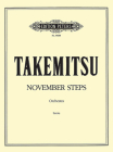 November Steps (Full Score): Conductor Score (Edition Peters) By Toru Takemitsu (Composer) Cover Image