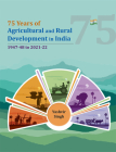 75 Years of Agricultural and Rural Development in India: 1947-48 to 2021-22 Cover Image