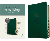 NLT Large Print Thinline Reference Bible, Filament-Enabled Edition (Leatherlike, Evergreen Mountain, Indexed, Red Letter) By Tyndale (Created by) Cover Image