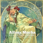 Alphonse Mucha 8.5 X 8.5 Calendar September 2021 -December 2022: Art Nouveau - Monthly Calendar with U.S./UK/ Canadian/Christian/Jewish/Muslim Holiday By Dorinda Book Press Cover Image