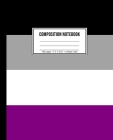 Composition Notebook: 100 Page College Ruled Asexual Flag Notebook By My Pride Flag Notebooks Cover Image