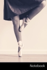 Notebook: Ballett Ballerina Notizbuch / persönliches Tagebuch / Schreibheft / Logbuch / Planer / Vokabelheft / Notizen - 6 x 9 Z By Notizbuch A5 Linier Notizbuch Ballerina Cover Image