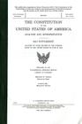 Constitution of the United States of America: Analysis & Interpretation 2010 Supplement By Senate (Editor) Cover Image