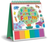Finger Painting Farm: Easel Coloring Book with 6 Paints By IglooBooks, Malu Lenzi (Illustrator) Cover Image