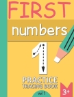 First Numbers. Practice Tracing Book. Vol 1: Supporting Creative Writing For Low Vision Toddlers Ages 3+. Children can trace numbers 1-20 along dotted By Blue Bees Press Cover Image