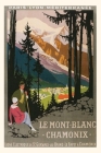 Vintage Journal Chamonix Travel Poster Cover Image