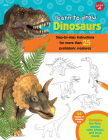 Learn to Draw Dinosaurs: Step-by-step instructions for more than 25 prehistoric creatures-64 pages of drawing fun! Contains fun facts, quizzes, color photos, and much more! By Robbin Cuddy Cover Image