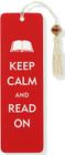 Beaded Bkmk Keep Calm/Read on By Inc Peter Pauper Press (Created by) Cover Image