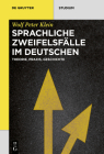 Sprachliche Zweifelsfälle im Deutschen (de Gruyter Studium) Cover Image