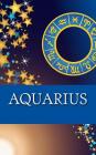 Aquarius By Horoscope Blank Notebook Cover Image