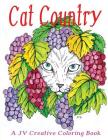 Cat Country by JV Creative: A JV Creative Coloring Book Cover Image