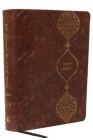 KJV, Journal the Word Bible, Imitation Leather, Brown, Red Letter Edition, Comfort Print: Reflect, Journal, or Create Art Next to Your Favorite Verses By Thomas Nelson Cover Image