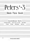 Peters' Blank Music Book (White) Cover Image