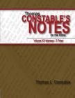 Thomas Constable's Notes on the Bible Volume XI By Thomas Constable Cover Image