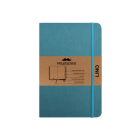 Moustachine Classic Linen Hardcover Ocean Water Blue Blank Pocket By Moustachine (Designed by) Cover Image
