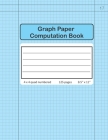 Graph Paper Computation Book: Lab Notebook 4x4 Quad Numbered Table of Contents (Volume 1 #9) By Smart Learning Cover Image