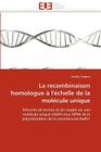 La Recombinaison Homologue À l''échelle de la Molécule Unique (Omn.Univ.Europ.) By DuPont-A Cover Image