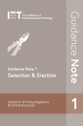 Guidance Note 1: Selection & Erection (Electrical Regulations) Cover Image