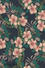 Address Book: For Contacts, Addresses, Phone, Email, Note, Emergency Contacts, Alphabetical Index With Tropical Pattern Hibiscus Flo Cover Image