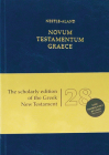 Novum Testamentum Graece (Na28): Nestle-Aland 28th Edition By Eberhard Nestle (Editor), Kurt Aland (Editor) Cover Image