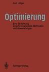 Optimierung: Eine Einführung in Rechnergestützte Methoden By Kurt Littger Cover Image