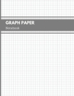 Graph Paper Notebook: Quad Rule 5x5 per Inch Composition Page Bound Comp Book, Minimalist Matte Grey Cover Cover Image