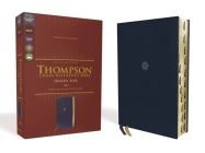 Nkjv, Thompson Chain-Reference Bible, Handy Size, Leathersoft, Navy, Red Letter, Thumb Indexed, Comfort Print By Frank Charles Thompson (Editor), Zondervan Cover Image