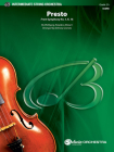 Presto: From Symphony No. 1, K. 16, Conductor Score (Belwin Intermediate String Orchestra) Cover Image
