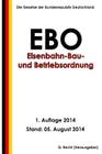 Eisenbahn-Bau- und Betriebsordnung (EBO) By G. Recht Cover Image