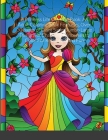 A Princess Life Coloring Book: An Adult Coloring Book Featuring Over 30 pages of Giant Super Jumbo Large Designs of Charming Princesses to Color For By Beatrice Harrison Cover Image