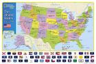 National Geographic United States for Kids Wall Map - Laminated (Poster Size: 36 X 24 In) (National Geographic Reference Map) Cover Image