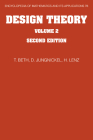 Design Theory: Volume 2 (Encyclopedia of Mathematics and Its Applications #78) Cover Image